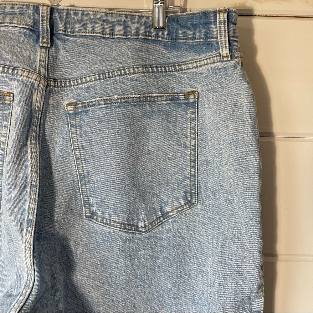 Abercrombie & Fitch The 90's Relaxed Jeans High Rise Plus Size 35 Curve Love - Picture 8 of 12